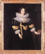 GHEERAERTS, Marcus the Younger Portrait of Lady Anne Ruhout df oil painting